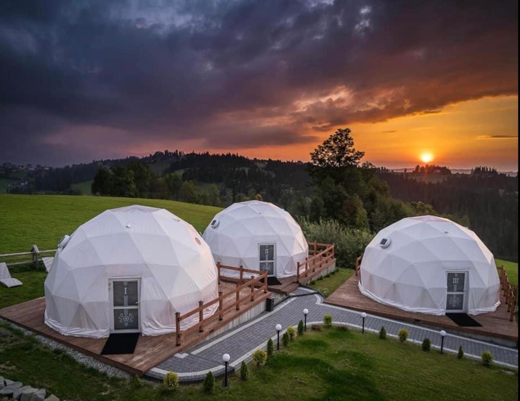 Groń Glamping Pasieka Namiot Glamp Bukowina Tatrzanska - Domki W Gorach מראה חיצוני תמונה